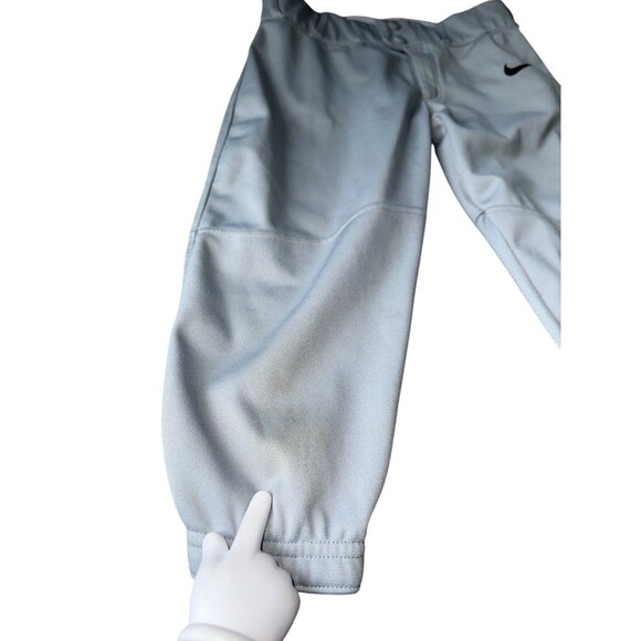 Nike Vapor Dri-Fit Kids Baseball Pants Size Medium Gray - Picture 5 of 11